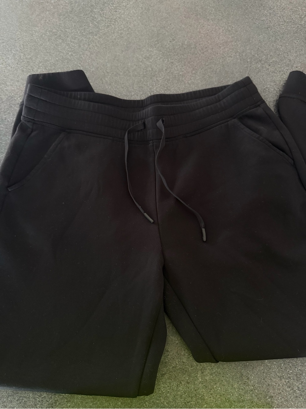 Men's Black Drawstring Jogger Pants
